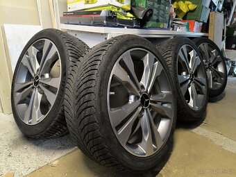 ALU kola Mercedes C 5x112 r18 Originál,zim.pneu98%+TPMS - 6