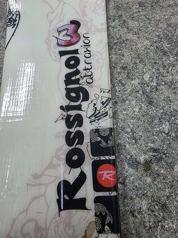 Set Lyže Rossignol (154 cm) + hole Völkl – skvělý stav - 6