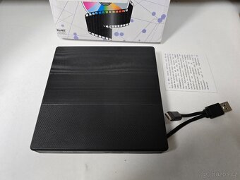 Externí USB3+USB-C vypalovačka CD / DVD nová - 6