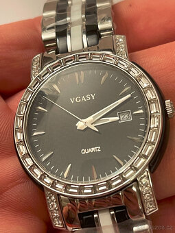 Damské hodinky Vgasy, ocel + keramika - 6