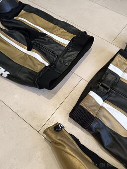 Berik Bionic Gold-Pánská kožená moto kombinéza, dvoudílná - 6