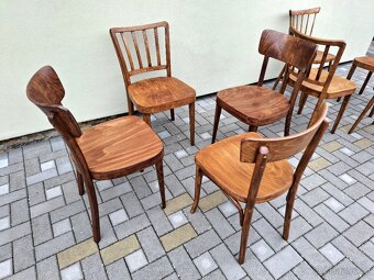Celodřevěné retro jídelní židle TON, THONET - 6