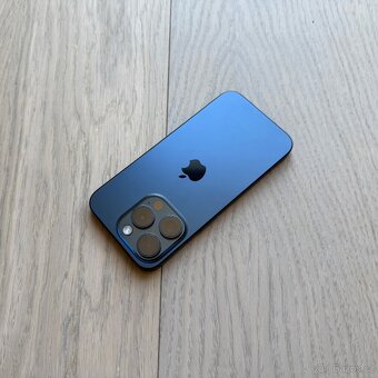 APPLE IPHONE 15 PRO 128GB MODRÝ TITAN-BATERIE 96%-ZÁRUKA - 6