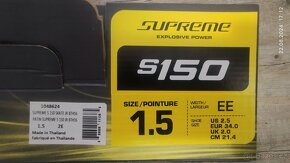 hokejové brusle Bauer Supreme S150, velikost 1,5 EE - 6