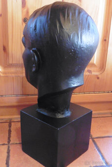 ADOLF HITLER velká busta 32cm/5kg signována - 6
