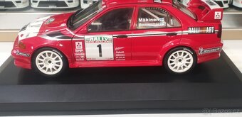 Mitsubishi Lancer evo VI 1:18 autoart rally rarita T.Makinen - 6