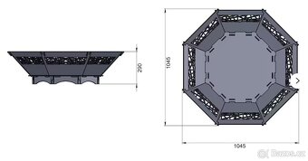 Skládací zahradní ohniště Octagon Fire Pit V1 - 6