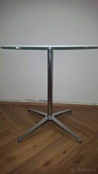 Stůl kulatý Sklo Jídelna Konferenční stolek - 6