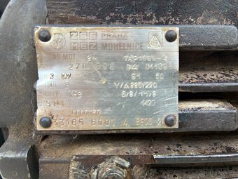Elektromotor 3kw MEZ Mohelnice 380/220 - 6