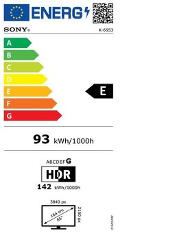 Sony Bravia 3 SMART TV 65" K65S35B.CEI - nová - 6
