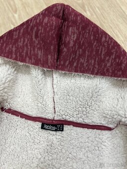 Fialová jarní teplá bunda/kabát 36 Janina - 6