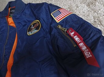 NOVÝ bomber NASA Apollo II modrá - L/XL - 6