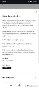 Prodám patrovou postel Ikea - 6