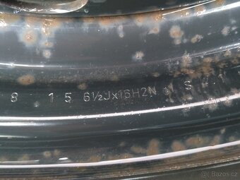 Ocelová kola 6,5J x 16, 5x114,3, ET 41, 205/55 r16 - 6