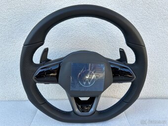 Sportovy volant vw touareg cr7 2018+ r rline vyhrev - 6