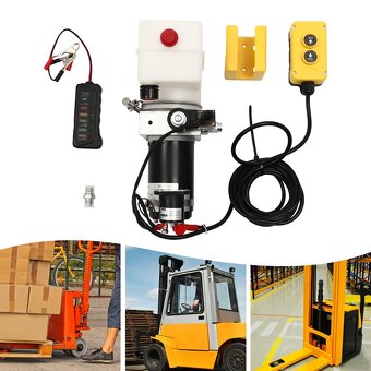 Hydraulické čerpadlo pro sklápěcí přívěs 12V - 6