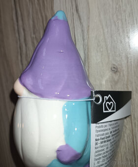 Vánoční svíčka Betlém + porcelánový skřítek - 6