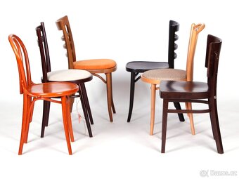 Židle TON, mix 6 ks, perfektní stav, NIKDY nepoužité - 6