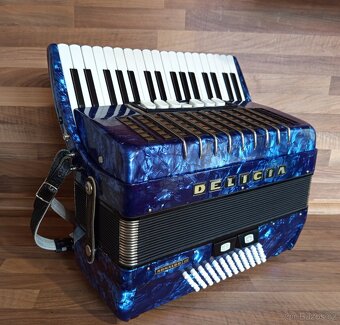Akordeon (harmonika, heligonka) Delicia Arnaldo, TOP stav - 6
