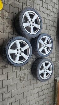 Alu disky 5x112 R17 ET42 s letními pneu Dunlop - 6
