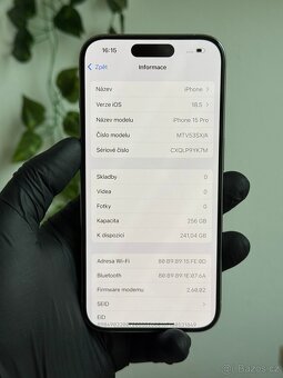 iPhone 15 Pro 256GB přírodní titan - 6