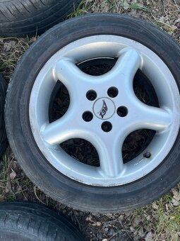Alu kola AEZ 5x100, 4x, r15, letní pneu - 6