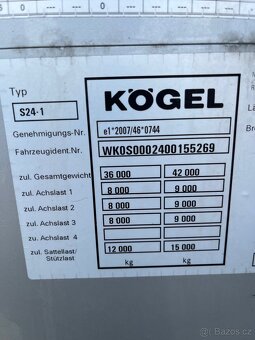 Kögel S24-1 2012 zvedací střecha - 6