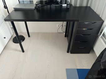 Psací stůl IKEA Linnmon a Zásuvkový díl IKEA Alex - 6