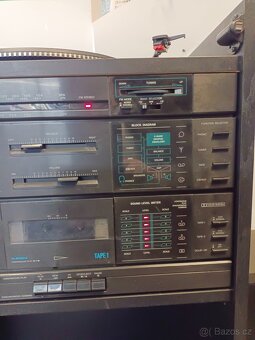 SHARP W11H musik center,věž Gramo,Rádio,Double deck - 6