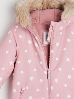 ☘️ Dívčí HVĚZDIČKOVÁ KOMBINÉZA zimní overal světlý vel. 98 - 6