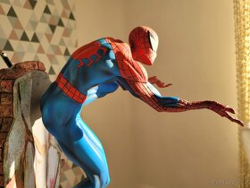 Sideshow Spiderman,comiquette blue suit - 6