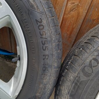 Alu kola 5x112 s pneu205 /55/16 - 6