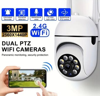 Bezpečnostní kamera - otočná, WIFI - 6