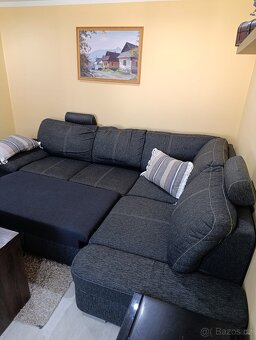 Rozkládací sedací souprava L s úl. prostorem - 6