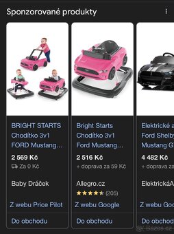 Chodítko Ford Mustang - 6