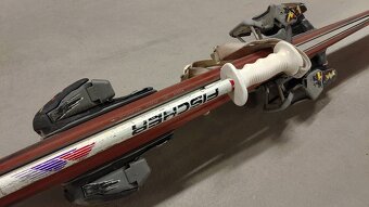 Pánské lyže Volkl Carver,185cm, vázání Marker, hůlky Fischer - 6