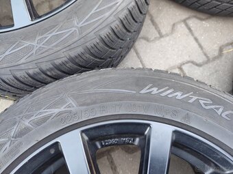 Alu 5 x 112, zimní pneu 225/55/17 - 6