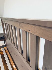 Manželská postel dřevěná Ikea Hemnes 160x200 - 6