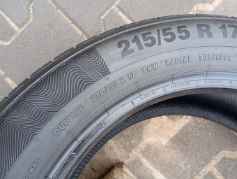 215/55/17 letní pneu continental - 6