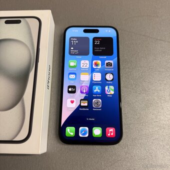 Pouze rozbalený iPhone 15 128GB černý, 2 roky záruka - 6