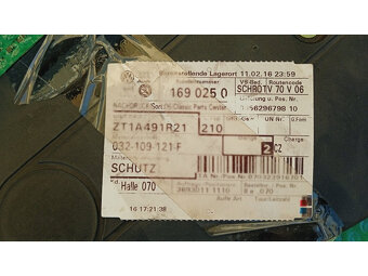 horní kryt rozvodového řemene Škoda Felicia 1.6 032109121F - 6