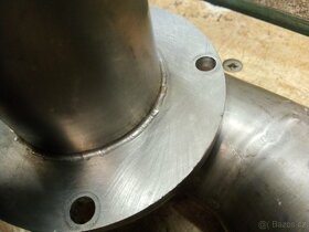 Svody, odbočky, přípojky 3 kusy, INOX Průměr 50mm, úhel 150° - 6