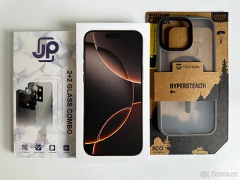 Apple iPhone 16 Pro Max, 256GB / Pouštní titan - (Nový) - 6
