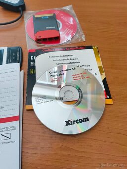 8x PCMCIA karty (LAN, WiFi apod...) + PMCIA na PCI - 6