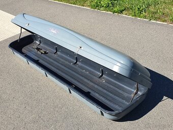 HAPRO kvalitní VELKÝ střešní box – rakev 4 klíče - 6