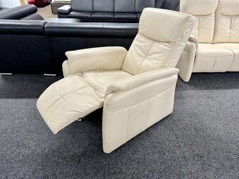 Sedací souprava 3 + TV křeslo - kožené - ZÁNOVNÍ - 6