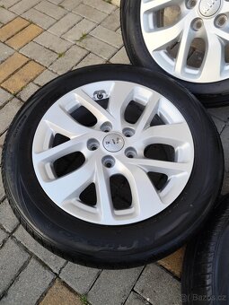 ALU 5x114.3 r16 KIA + LETNÍ PNEU - PĚKNÁ SADA - 6