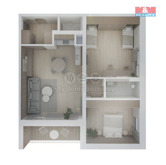 Prodej bytu 3+kk, 64 m², Brandýs nad Labem, ul. Dřevčická - 6