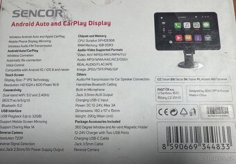 Multimediální centrum Sencor SCT M750BWT doklad komplet bal - 6