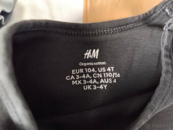 Dětská body H&M vel. 104 více foto HM bodyčka - 6